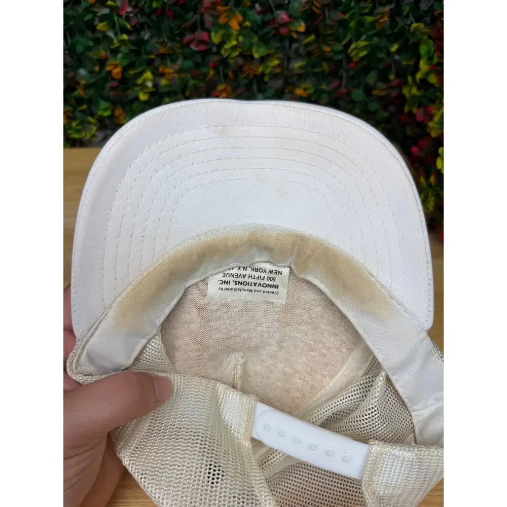 Texas A&M Aggies NCAA Moja Innovations‎ Vintage 80s Hat Embroidered White Maroon